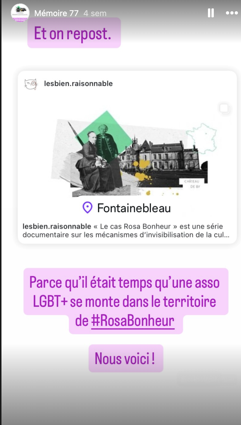 Rosa Bonheur : Histoire locale